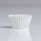 Форма для выпечки кексов бумажная UPAK LAND, 3×2.5 см, одноразовая, белая  (артикул 9327084)  большой выбор товаров оптом и в розницу по низким ценам с доставкой