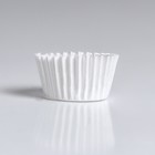 Форма для конфет бумажная UPAK LAND, 3×1.8 см, одноразовая, белая - Фото 2