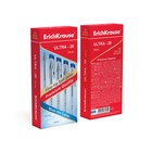 Ручка шариковая ErichKrause ULTRA-20, игольчатый узел 0.7 мм, чернила синие, супермягкое письмо, длина линии письма 2000 метров - Фото 9