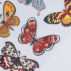 Наклейка без липкого слоя интерьерная цветная "Музей бабочек" 25х35 см МИКС - Фото 5