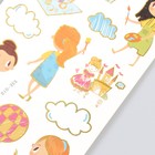 Наклейка пластик с блёстками "Малышки и принцессы" МИКС 11х25 см - Фото 5
