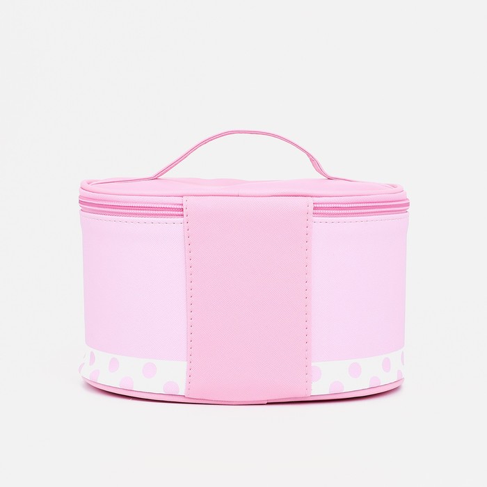 Набор косметичек 2 в 1 на молнии, цвет розовый 34449