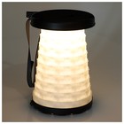 Табурет складой, походный, светодиодный, высота до 46 см, цвет чёрный - фото 61557011