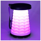 Табурет складой, походный, светодиодный, высота до 46 см, цвет чёрный - фото 61557014