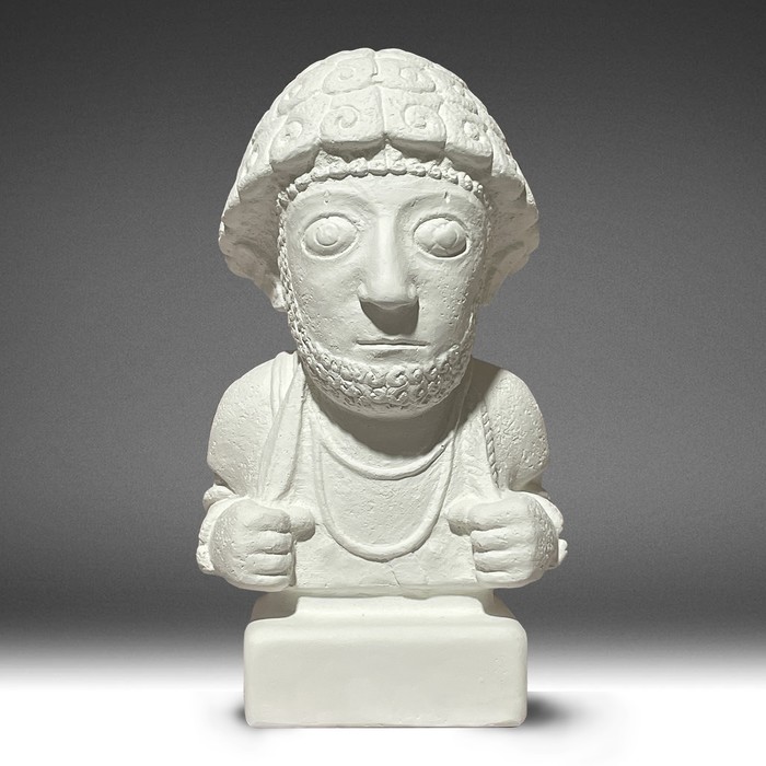 Гипсовая фигура Известные люди: Хеттский царь Суппилулиума I, 11.5 х 11.5 х 21 см - Фото 1