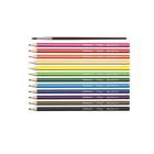 Карандаши акварельные 12 цветов ErichKrause ArtBerry, с кисточкой, шестигранные, яркий грифель диаметром 3 мм - Фото 3