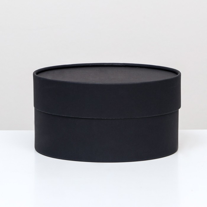 Подарочная коробка "Бездна" черная, завальцованная без окна, 21х11 см - Фото 1