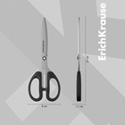 Ножницы ErichKrause Top Model, 21 см, блистер, увеличенная толщина лезвий, чёрные - Фото 9