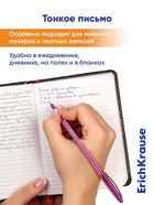 Ручка шариковая ErichKrause Cocktail, игольчатый узел 0.7 мм, синяя, МИКС - Фото 3