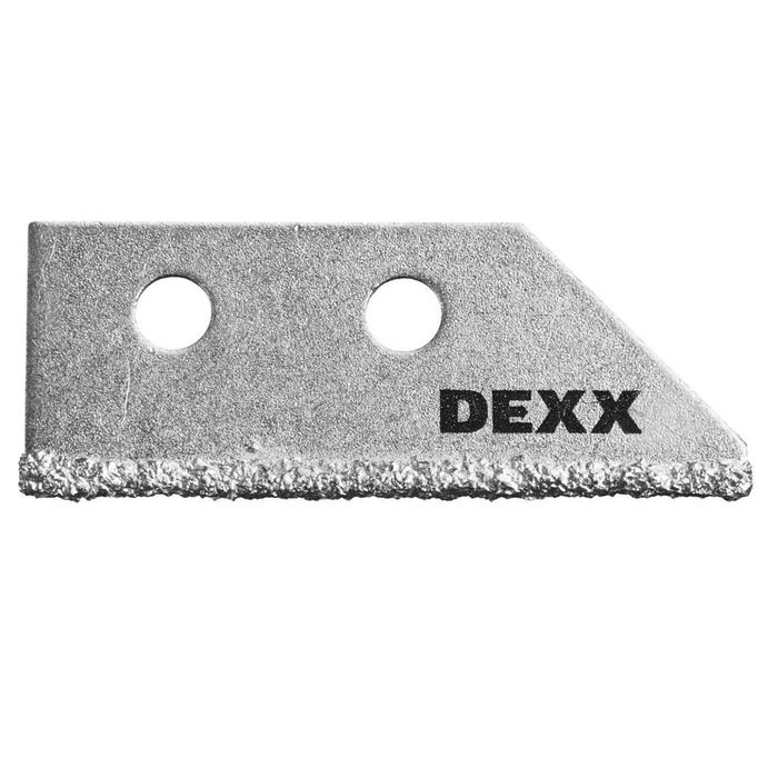 Лезвие сменное DEXX 33413-S1, с карбидным напылением для скребка 33413, 1 шт - Фото 1