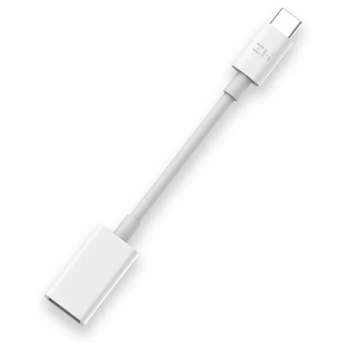 Адаптер Xiaomi ZMI OTG AL271, USB - USB-C, белый - фото 51462071