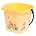 Набор игрушек для песочницы, 8 предметов: ведёрко, сито, совочек, грабли, 4 формочки - Фото 2