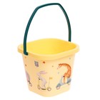 Набор игрушек для песочницы, 8 предметов: ведёрко, сито, совочек, грабли, 4 формочки - Фото 3