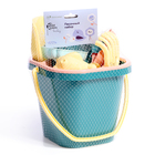 Набор игрушек для песочницы «Изумрудный город», 8 предметов: ведёрко, сито, совочек, грабли, 4 формочки - Фото 12