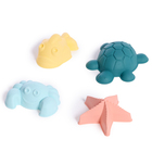 Набор игрушек для песочницы «Изумрудный город», 8 предметов: ведёрко, сито, совочек, грабли, 4 формочки - Фото 4