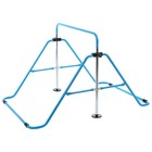 Гимнастическая перекладина детская с регулируемой высотой, цвет голубой - фото 22150829