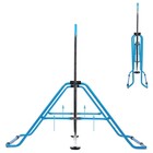 Гимнастическая перекладина детская с регулируемой высотой, цвет голубой - фото 22150833