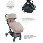 Коляска прогулочная детская Indigo TRIP, бежевая - Фото 6