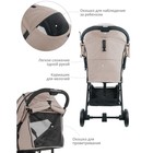 Коляска прогулочная детская Indigo TRIP, бежевая - Фото 7