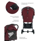 Коляска прогулочная детская Indigo TRIP, цвет бордовый - Фото 7