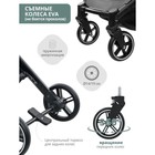 Коляска прогулочная детская Indigo TRIP, цвет зеленый - Фото 8