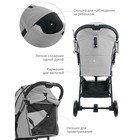 Коляска прогулочная детская Indigo TRIP, цвет серый - Фото 7