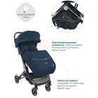 Коляска прогулочная детская Indigo TRIP, синяя - Фото 6