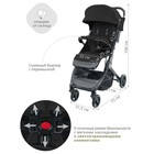 Коляска прогулочная детская Indigo TRIP, цвет черный - Фото 4