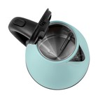 Чайник электрический MAUNFELD MGK-625MINT, металл, 1.7 л, 2200 Вт, регулировка t°, бирюзовый - фото 51338970 Чайник электрический MAUNFELD MGK-625MINT, металл, 1.7 л, 2200 Вт, регулировка t°, бирюзовый - фото 51338970