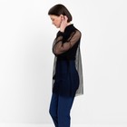 Платье сетка мини женская MINAKU, чёрное, размер 42-44 - Фото 2