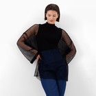 Платье сетка мини женская MINAKU, чёрное, размер 42-44 - Фото 5