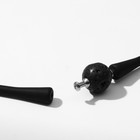 Набор 2 предмета: чокер, браслет «Лава» каучук, цвет чёрный - фото 9099969