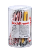 Нож канцелярский 18 мм, ErichKrause Standart, с системой фиксации лезвия push-lock и насадкой для безопасного отделения сегмента лезвия, МИКС - Фото 6