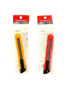 Нож канцелярский 18 мм, ErichKrause Standart, с системой фиксации лезвия push-lock и насадкой для безопасного отделения сегмента лезвия, МИКС - Фото 7