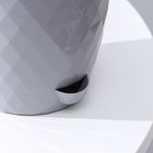 Кашпо с прикорневым поливом «Румба», 1 л, цвет серый шелк - Фото 3