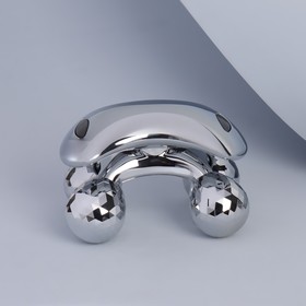 

Массажёр универсальный, с ручкой, 4 шарика, 12 × 9 × 8,5 см, цвет серебристый