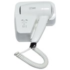 Фен GFmark 6810, настенный, 1200 Вт, 2 режима. белый - Фото 3