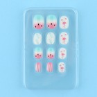 Детские накладные ногти «Фламинго», 12 шт - фото 7806787