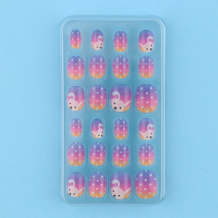 Детские накладные ногти «Миллион лайков», 24 шт - фото 1910626785
