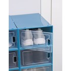 Короб для хранения обуви, 33×23×13,5 см, по 1 шт, цвет синий - фото 25274506