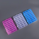 Органайзер для мелочей, передвижные ячейки, 24 ячейки, 19.7×13.3×3.5 см, МИКС - Фото 2