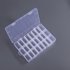 Органайзер для мелочей, передвижные ячейки, 24 ячейки, 19.7×13.3×3.5 см, МИКС - Фото 5