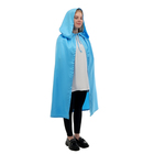 Карнавальный плащ детский, атлас, голубой, длина 100 см - фото 25534232