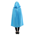 Карнавальный плащ детский, атлас, голубой, длина 100 см - фото 25534233