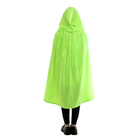 Карнавальный плащ детский, атлас, салатовый, длина 100 см - Фото 5