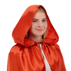Карнавальный плащ детский, атлас, терракотовый, длина 100 см 9488314 - фото 12656786