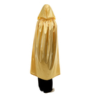 Карнавальный плащ взрослый, длина 120 см, атлас, золотой - Фото 4