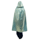 Карнавальный плащ взрослый, длина 120 см, атлас, прозрачный с узором 9488325 Карнавальный плащ взрослый, длина 120 см, атлас, прозрачный с узором 9488325
