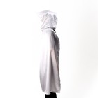 Карнавальный плащ взрослый, длина 120 см, атлас, цвет белый - Фото 2