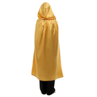 Карнавальный плащ взрослый, длина 120 см, атлас, золотой - Фото 3